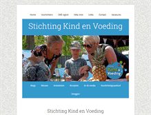 Tablet Screenshot of kind-en-voeding.nl